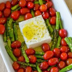 Baked feta and tomatoes pasta