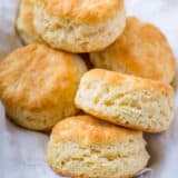 Homemade Biscuits served in a bread bowl